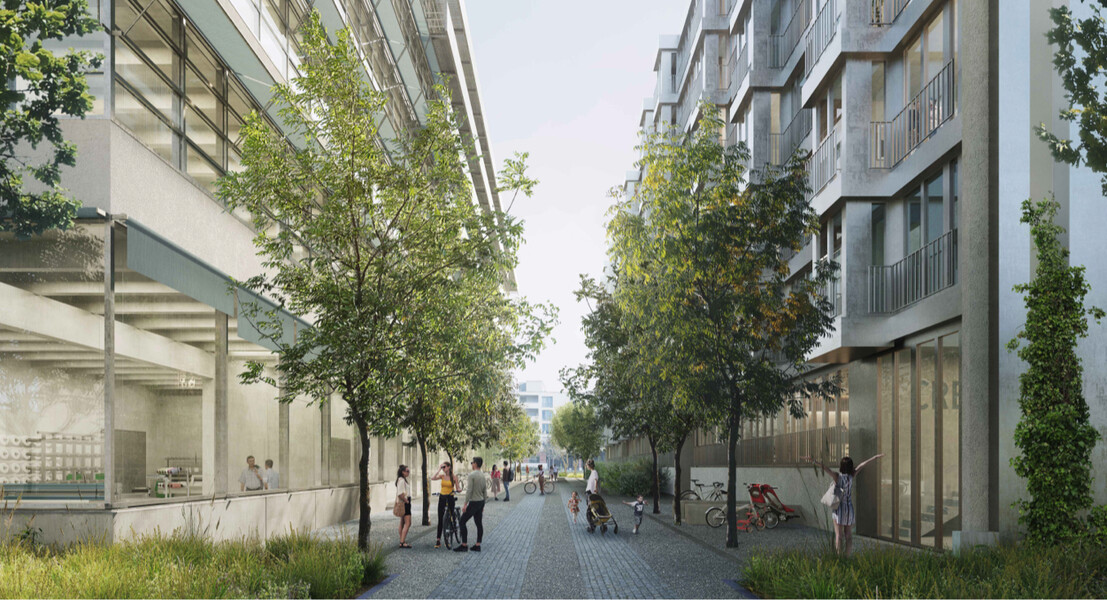 Lebendig und naheliegend: Zwhatt ist ein vielfältiger Lebensraum mit zahlreichen Einkaufsmöglichkeiten und Gastroangeboten, die auch für Ihre Mitarbeitenden attraktiv sind.