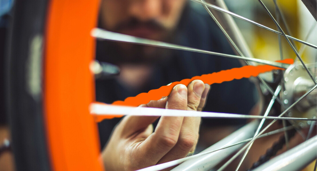 Velowerkstatt: Hier findet man alle Werkzeuge, um das Velo stets in Schuss zu halten.